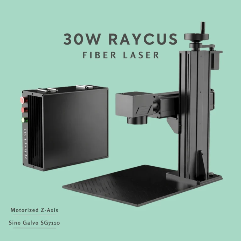 30W Raycus fiber laser engraver for professional metal marking and jewelry engraving