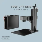 Professional 60W JPT M7 MOPA fiber laser for precision color engraving and metal marking