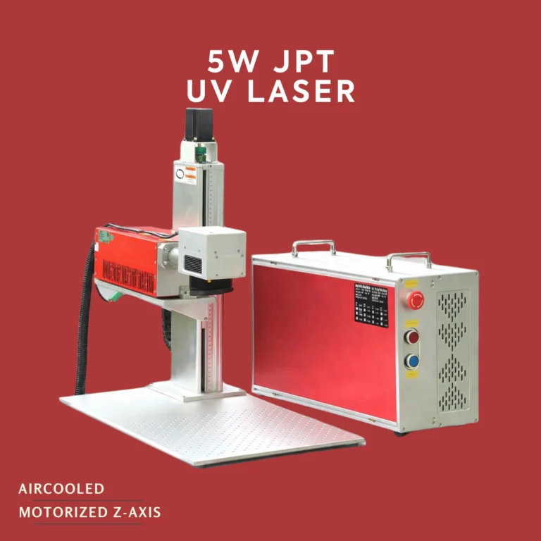 Professional 5W UV cold laser marking machine for damage-free engraving on glass and plastics