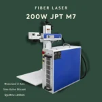 High-power 200W JPT M7 MOPA fiber laser marking system for industrial-scale metal processing