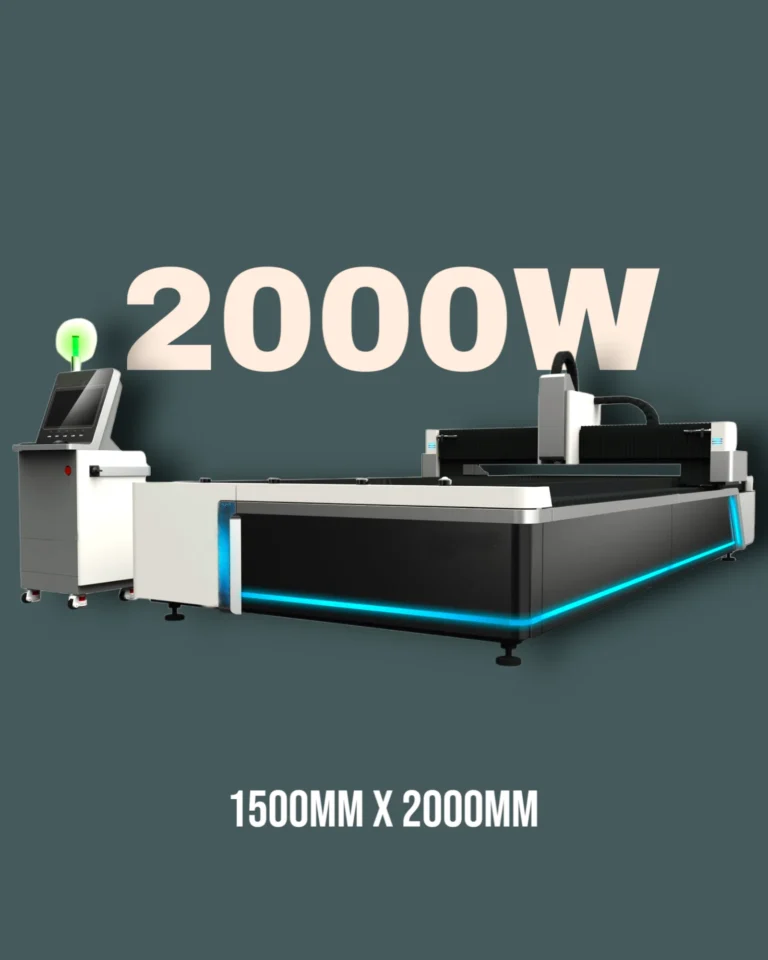 HT-F1530 2000W CNC Fiber Laser Cutter – Mid-Power Industrial Machine for Steel, Aluminum & Brass