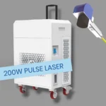 200W Pulse Laser Cleaning Machine – Compact Trolley System for Rust, Paint & Coating Removal