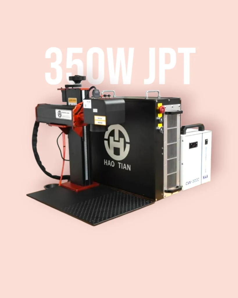 Fiber laser 350W powerfull engraving machine
