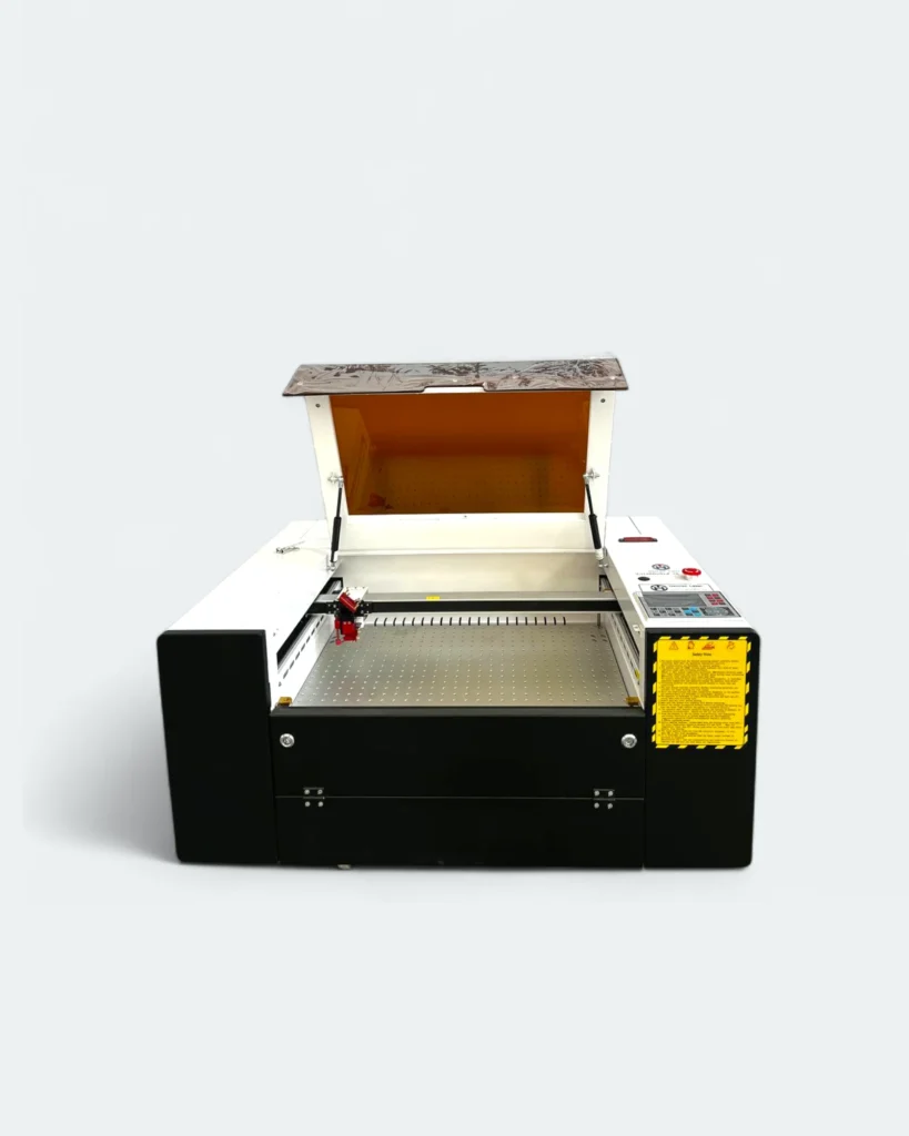 HT-460 60W RF CO2 Laser Engraver & Cutter – Compact Gantry Machine with Auto Focus & Rotary