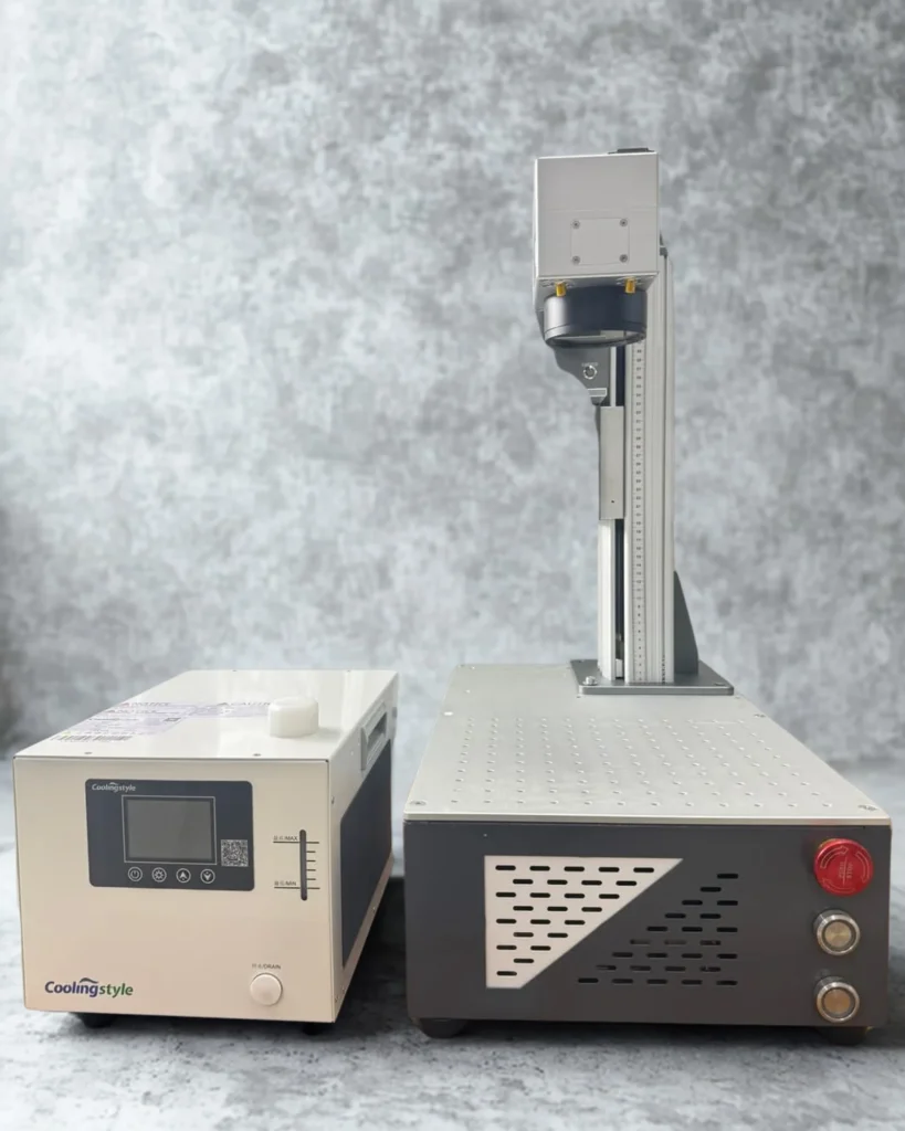 a precision-engineered 5W UV laser engraver designed for intricate 3D subsurface engraving in crystal and glass