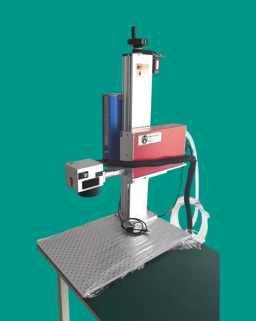 JPT M8 100W fiber laser marking machine for glass drilling, metal engraving and precision cutting