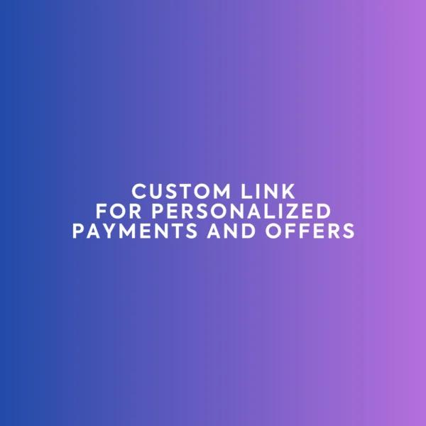 custom payment link